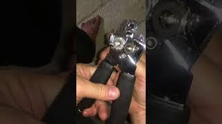 How to fix put Can Opener back together repair hack after falls apart spinning handle backwards