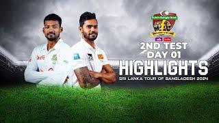 Bangladesh vs Sri Lanka Highlights | 2nd Test | Day 1 | Sri Lanka tour of Bangladesh 2024