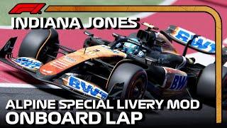 Alpine INDIANA JONES livery S2 model mod USGP Onboard Lap｜#Assettocorsa #F1 #USGP #indianajones