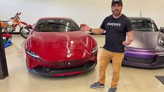 Explore a Ferrari Roma with me!