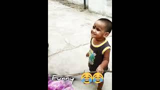 Baby Mocking Video with Her Granny || Kids Funny Videos || #youtubeshorts  #funny #comedy #shorts