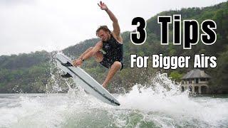 3 Tips To Improve your WakeSurfing Air