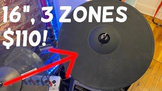 Lemon Electronic Cymbal Demo and Review - Affordable 3 Zone Ride, Dual Zone Crash