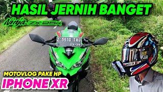 RIDING SANTAI NINJA ZX25R | KAMERA IPHONE XR PAKE MOTOVLOG JERNIH HASILNYA