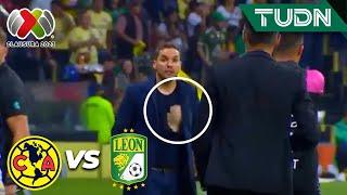 ¡SE VOLVIERON LOCOS! Larcamón y el 'Tano' casi a los GOLPES | América 2-1 León | CL2023 | TUDN