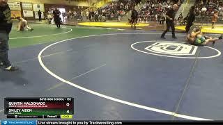 152 Lbs Semifinal - Smiley Aiden, California Vs Quintin Maldonado, Swamp Monsters Wrestling Club F