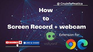 Screen Recording using Vidyard extension   Made with Clipchamp