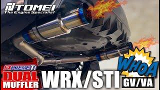 TOMEI Expreme Ti Dual Muffler --- Subaru WRX GV＆VA (2011-2021) --- Filmed by Import Image Racing ---