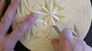 155 Chip Carving 8 inch flat plate