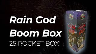 Big Shotter Fireworks | Rain God Boom Box 25 Shots Rocket Fireworks