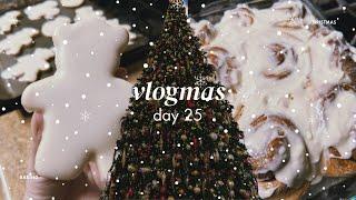 making BTS V's sugar cookies and enjoying christmas | vlogmas day 25