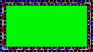 Kinemaster Light Frame Green Screen Frame Video Border Line | FGP Photo Frame Green Video