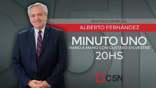 Invitado especial en MINUTO UNO: ALBERTO FERNÁNDEZ con el GATO SYLVESTRE