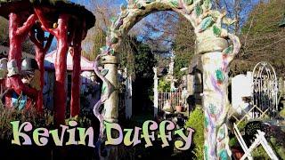 Kevin Duffy, sculptor & musician, Wigan's own Gaudi at Rectory Nurseries