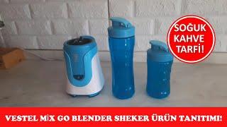 VESTEL MİX GO BLENDER SHAKER KULLANIMI! VESTEL MİX GO İLE SOĞUK KAHVE YAPIMI!