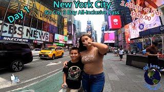 NYC, New York Go City Pass NY Rise Rockefeller Center Empire State Building ( Day 1 ) | Travel Vlog