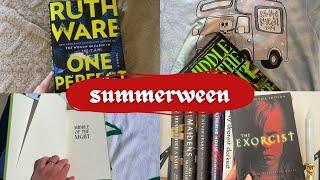 Reading Classic Horror and New Release Thriller Books  // Summerween 2024!!