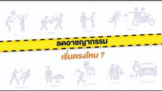 ลดอาชญากรรม...เริ่มตรงไหน? เราพร้อมแค่ไหนที่จะแก้ปัญหานี้ ?