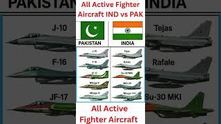 All Active Fighter Aircraft ING vs PAK #india #pakistan #airforce #facts #shortvideo #viralvideo #ai