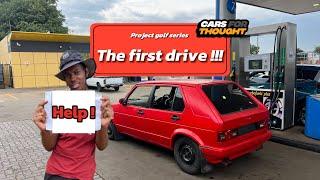 First drive of the project golf build!!!