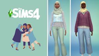 Making Muslim Sims with Cute Hijab Friendly Outfits!