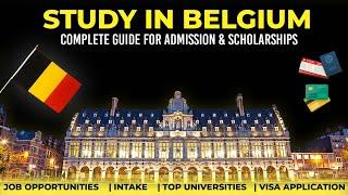 Study In Belgium | Your Complete Guide for Admission & Scholarships