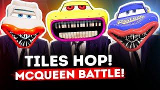 4 MCQUEEN EATERS BATTLE! CRAZY TILES HOP BATTLE! BUGS BUNNY PLAY