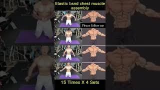  Elastic band chest muscle assembly gym attitude status video #ytshorts