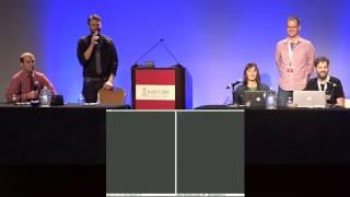 RubyConf 2015 - Bikeshed! Live! by Evan Phoenix and Adam Keys