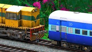 WDS6AD SHUNTING ICF BLUE EXPRESS TRAIN | BUMPY RAILROAD Train Simulator | Railworks | NTG GAMING