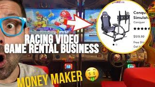 Video Game Rental Business - Mario Kart Rental - Arcade Style Rental Business Idea