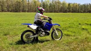 YZ 250 - COLD START 2 STROKE RAW SOUND WIDE OPEN THROTTLE - BRAAP HQ HD 4k