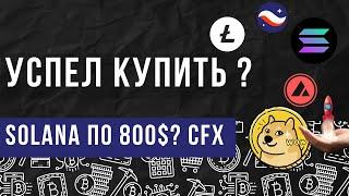 ЭТИ МОНЕТЫ СДЕЛАЮТ ТЕБЯ МИЛЛИОНЕРОМ: SOLANA,  STRK, SUI, AVALANCHE, COSMOS, CFX