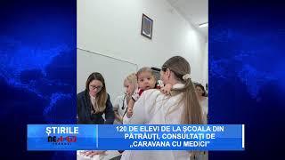 120 de elevi de la Școala din Pătrăuți, consultați de „Caravana cu medici”