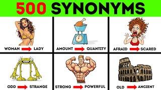 Synonyms words | 100+ Common Synonyms in English with Pictures | Similar words | English Vocabulary