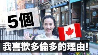 生活Vlog｜我為什麼喜歡多倫多？