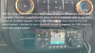 Xiegu G90 Mobile Bluetooth Speaker Upgrade