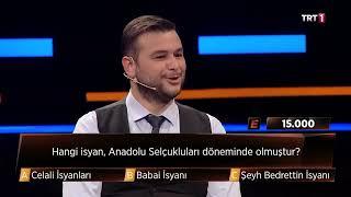 Hangi isyan, Anadolu Selçukluları döneminde olmuştur? Yasin Özdemir - 3'te3-TRT 1