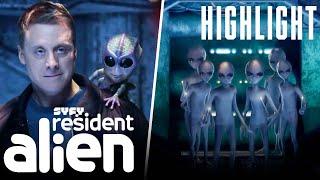 Harry & Baby Bridget Face Off Against The Greys | Resident Alien (S3 E8) | SYFY