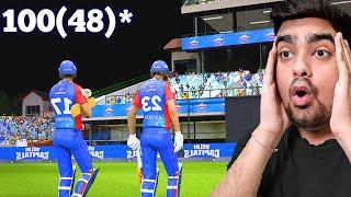 Rishabh Pant 100(48)* CSK Vs DC Cricket 24 (Hardest Mode ON)