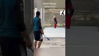 Brilliant player Abdul Wasay Lahore U13 practice session with Coach Azam Hussain