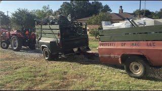 ROAD TRAIN WITH A 40hp TRACTOR-I DO THE STUPIDEST OF THINGS SOMETIMES - DIY TRAILERS PUT TO THE TEST