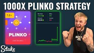 INSANE 1000x Plinko Strategy on STAKE! MASSIVE PROFIT!