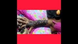 Beautiful design|| Arabic mehandi design for back hand....... sam design