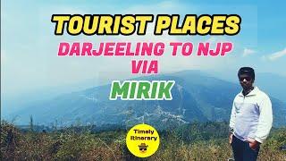 Mirik Tour Plan | Darjeeling To New Jalpaiguri Railway Station via Mirik Tourist Places Taxi Fare