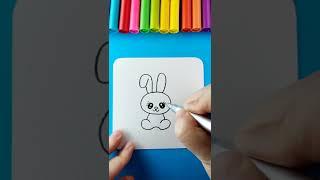 A Cute Bunny  | Easy Drawings