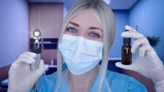 ASMR Ear Exam & Deep Ear Cleaning - Most Viewed of 2024 Pt 2! Otoscope, Fizzy Drops, Picking, Gloves