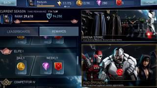 Injustice 2 Mobile  When Do Arena rewards get Received ?