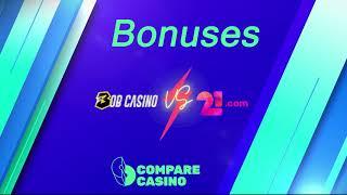 BOB Casino vs 21.Com | Casino Compare Casinos | Compare Casino