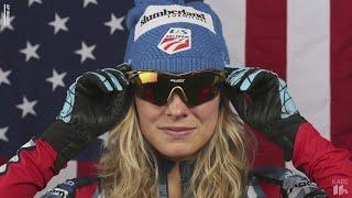 Cross country skier and Minnesotan Jessie Diggins prepares to compete in Beijing